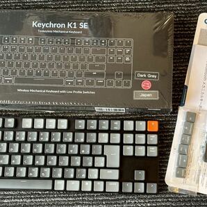 Keychron K1 SE V5 Mac日本語配列 有線 / Bluetooth 5.1 ロープロファイル Gateron 赤軸 91キー RGBライト キーボード