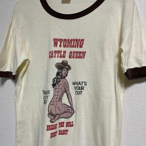 レア スペシャル 70s 80s USA ビンテージ ヴィンテージ Tシャツ リンガー tee アメリカ 古着 エロ ヌード バンド ロック アメカジ アート