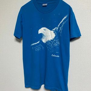 80s 90s USA製 ヴィンテージ ビンテージ Tシャツ tee アメリカ製 古着 オールド アメカジ ワシ タカ アニマル ステッドマン バンド 音楽