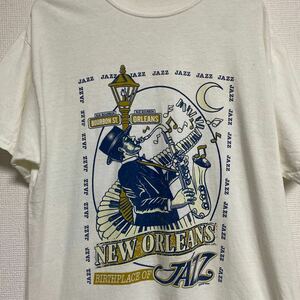 90s USA ヴィンテージ ビンテージ Tシャツ tee アメリカ 古着 オールド ニューオーリンズ ジャズ JAZZ アート art フェス バンド ロック 