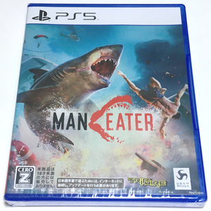 ■【新品未開封】 MANEATER マンイーター PS5 18才以上のみ対象 サメ体感アクションRPG 鮫 サメ シャーク ジョーズ MAN EATER ■