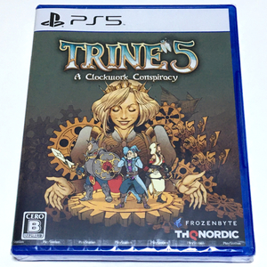 ■【新品未開封】トライン5 ぜんまい仕掛けの陰謀  PS5  TRINE 5 :A Clockwork Conspiracy  TRAIN5 TLINE5 ■ B