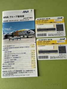 ANA 株主優待搭乗券2枚