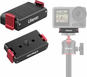  Ulanzi i DJI Action 3用OA-12 1/4ネジ穴 磁気アダプターマウント 三脚用 磁気マグネット 三脚マウント アクションカメラアクセサリー 