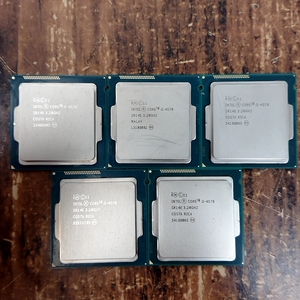 [ operation verification settled ][5 point set ]CPU Intel Corei5 4570 3.20GHz-3.60GHz 4C4T FCLGA1150 personal computer PC parts 