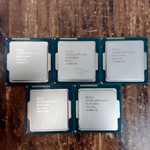 【動作確認済】【5点セット】CPU Intel Corei5 4570 3.20GHz-3.60GHz 4C4T FCLGA1150 パソコン PCパーツ 　　