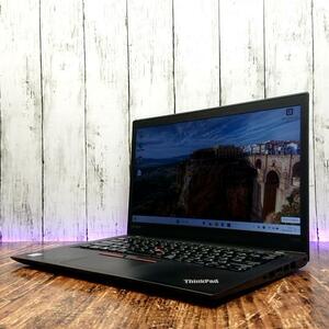 【動作確認済】Lenovo ノートPC T470s Windows11 SSD 256GB CPU Intel Corei5 7300U 2.60GHz-3.50GHz 14インチ メモリ 8GB ⑥