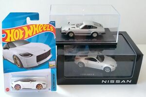  Nissan Fairlady Z 2 pcs. set (1/43 with translation secondhand goods ) 280 ZT (S130) EBBRO / (Z33) Kyosho 