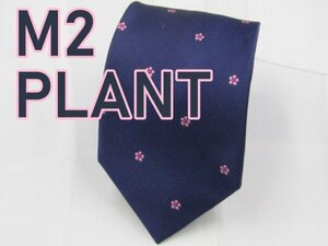 【サッカー】【ご当地】【 セレッソ大阪】 OC 666 エムツープラント M2 PLANT ネクタイ 青系 花 ワンポイント チームロゴ ジャガード