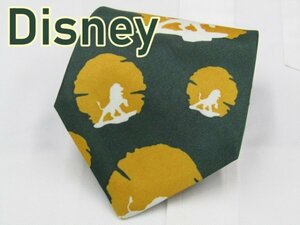 【ディズニー ライオンキング】【セガ SEGA】【非売品】 OC 710 ディズニー Disney ネクタイ 緑系 キャラクター プリント