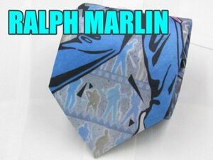 【エルビスプレスリー】 OC 751 ラルフマーリン RALPH MARLIN ネクタイ マルチカラー色系 アート柄 プリント