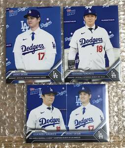 TOPPS NOW 大谷翔平　山本由伸　3枚セット　Dodgers ドジャース　MLB ルーキーカード　RC Ohtani Yamamoto WBC