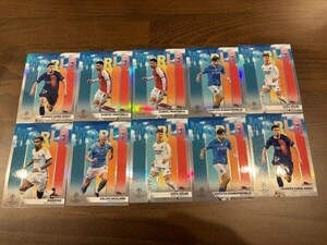 【10枚セット】2023-24 TOPPS FINEST SOCCER TOP OF THE WORLD 10枚セット