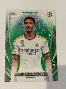 2023-24 TOPPS UEFA COMPETITIONS SOCCER Jude Bellingham ULTIMATE STAGE Green /99