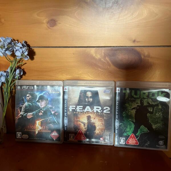 まとめ売り PS3ソフト TUROK F.E.A.R.2 バイオハザード5