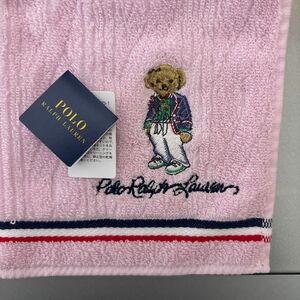 POLO Ralph Lauren ポロラルフローレン ベア ピンク タオルハンカチ 定価1320円