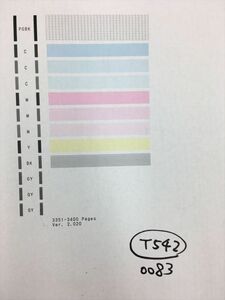 【T542】プリンターヘッド ジャンク 印字確認済み QY6-0083 CANON キャノン PIXUS MG6330/MG6530/MG6730/MG7130/MG7530/MG7730/iP8730