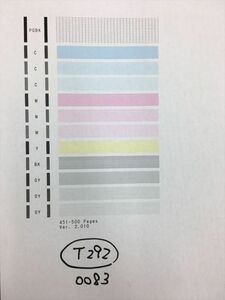 【T292】プリンターヘッド ジャンク 印字確認済み QY6-0083 CANON キャノン PIXUS MG6330/MG6530/MG6730/MG7130/MG7530/MG7730/iP8730