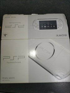 PSP3000 box, manual only pearl white 