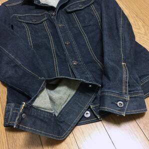 DIESEL ディーゼル ルーマニア製 JYMPOS DENIM JACKET インディゴ ストレッチデニム 3rdタイプ トラッカージャケット メンズ Sの画像7