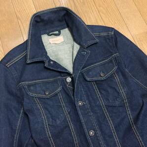 DIESEL ディーゼル ルーマニア製 JYMPOS DENIM JACKET インディゴ ストレッチデニム 3rdタイプ トラッカージャケット メンズ Sの画像5