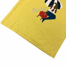 NS133 SONIA RYKIEL ソニアリキエル Tシャツ 半袖Tシャツ トップス 半袖 綿100% レディース 40 イエロー 黄色_画像3