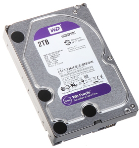 【中古パーツ】3.5 SATA 2TB 1台 正常 WDC WD20PURZ 使用時間0H■ HDD5328