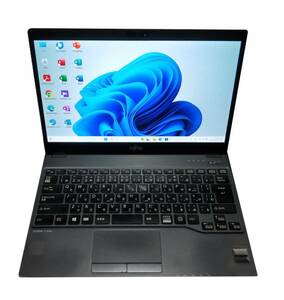 ★【驚速 FUJITSU U938/S i5-7300U 2.60GHz x4+8GB+SSD256GB 13.3インチノートPC】Win11+Office2021 Pro/HDMI/WEBカメラ■E052337