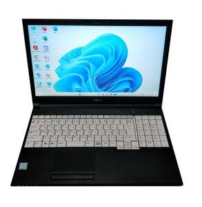 ★【驚速 FUJITSU A579/A i5-8365U 1.60GHz x8+8GB+SSD240GB 15.6インチノートPC】Win11+Office2021 Pro/HDMI/WEBカメラ■E052323