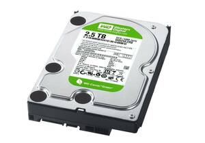 【中古パーツ】3.5 SATA 2.5TB 1台 正常 WDC WD25EZRS 使用時間0H■ HDD4717