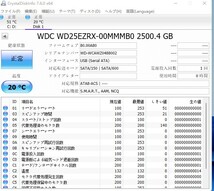 【中古パーツ】3.5 SATA 2.5TB 1台 正常 WDC WD25EZRX 使用時間0H■ HDD4704_画像2