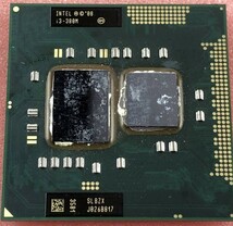 【中古パーツ】複数購入可 CPU Intel Core i3 380M 2.5GHz SLBZX Socket G1 (rPGA988A) 2コア4スレッド動作品 ノートパソコン用_画像2