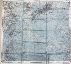  higashi sina sea .. cloth chart ( sea map ) map rare 