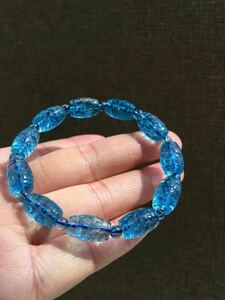 ~[ natural ] aquamarine bracele 24.2g