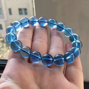 ~[ natural ] aquamarine bracele 11.4mm