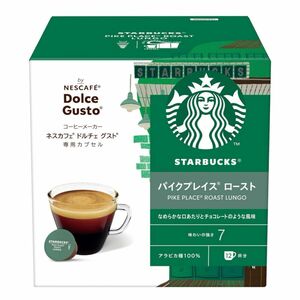 スターバックス パイクプレイス ロースト ネスカフェ ドルチェ グスト 専用カプセル 12P