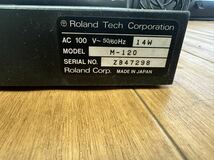 Roland ローランド M-120 ミキサー 通電ジャンク 品_画像6