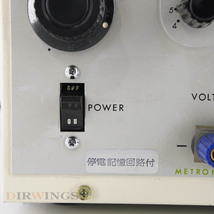 [DW] 8日保証 S-8431 METRONIX 0~10V/10A メトロニクス REGULATED DC POWER SUPPLY 直流安定化電源 DC電源 直流電源[05791-1152]_画像6
