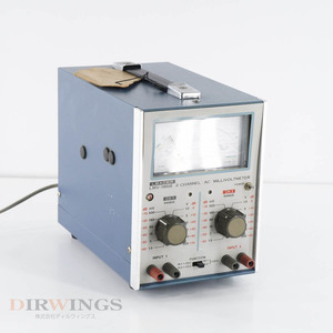 [DW] 8日保証 LMV-186B LEADER 2 CHANNEL AC MILLIVOLTMETER リーダー電子 ミリボルトメーター[05833-0013]