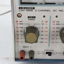 [DW] 8日保証 LMV-186B LEADER 2 CHANNEL AC MILLIVOLTMETER リーダー電子 ミリボルトメーター[05833-0013]_画像5