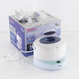 [PG] 8日保証 2012年製 TKS-210 TOSHIBA 50/60Hz 東芝 超音波洗浄器 家庭用 Ultrasonic Cleaner 取扱説明書[05588-0002]