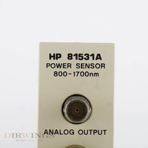 [DW] 8日保証 81531A hp 800-1700nm Agilent アジレント Keysight キーサイト POWER SENSOR パワーセンサーモジュール[05791-1494]_画像4