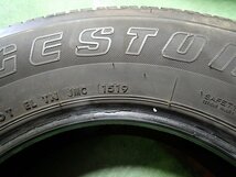 GM3101【送料無料195/80R15】4本 ブリヂストン デューラーH/T 684Ⅱ 中古夏タイヤ ラジアルタイヤ ジムニーシエラなどへ_画像9