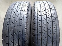 YS8363【送料無料195/80R15 107/105LT】ハイエース ブリヂストン 2021年製 中古夏タイヤセット ■15×6J 139.7/6H ET33■_画像3