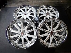 RK3846【送料無料20 Inch】4本 WORK ワーク シュバート SC4 SW4 中古アルミWheels Alphard ■20×9J 10J 114.3/5H ET38 ET45■