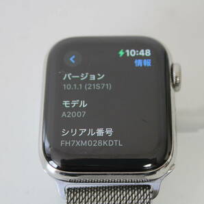 ジャンク Apple Apple Watch Series4 40mm GPS+Cellular ステンレススチール/シルバー バッテリー×(AO4)の画像6