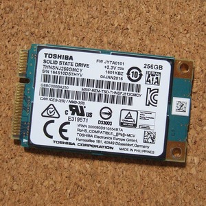 mSATA SSD 256GB Toshiba Toshiba operation excellent * secondhand goods (3)