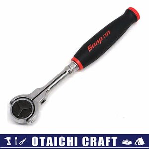 【中古】Snap-on(スナップオン) 1/4(6.3sq) ラウンドヘッドラチェット THNF72｜ソフトグリップ【/D20179900035718D/】