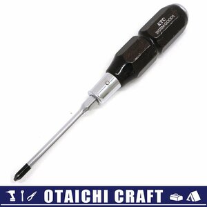 【中古】KTC(ケーティーシー) MIRROR TOOL 木柄 貫通プラスドライバー 2-100【/D20179900036136D/】