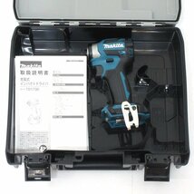 【未使用】makita(マキタ) 18V 充電式インパクトドライバ TD173D ブルー 本体+ケース 6台セット｜セットばらし品_画像2